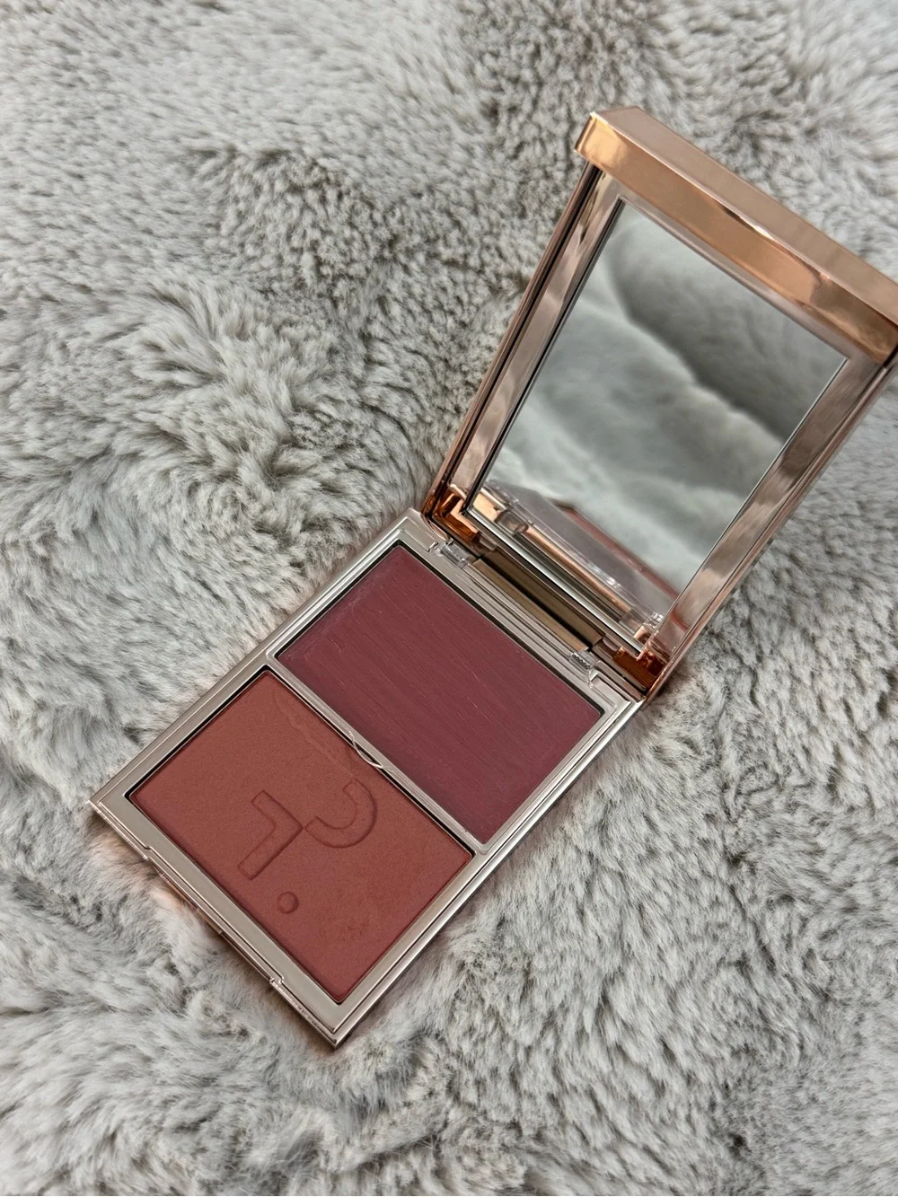 PATRICK TA She's Flushed Peachy Rose Blush Duo